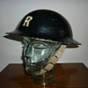 British WWII Rescue Party steel helmet