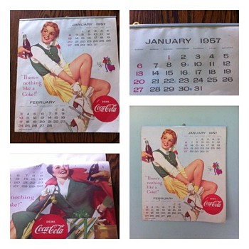 1957 Coca Cola Calender