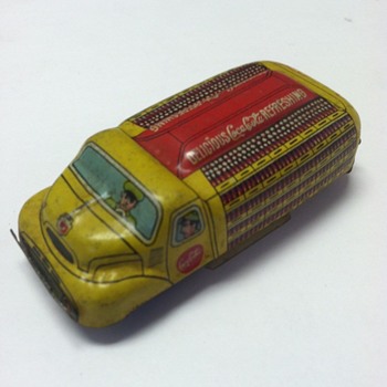 1950's Linemar Coca-Cola friction drive toy - Coca-Cola