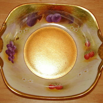 B & Co Jeremiah Vokral Handpainted "Deserted Garden" Limoge/Pickard