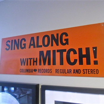 Sing Along With Mitch Sign
