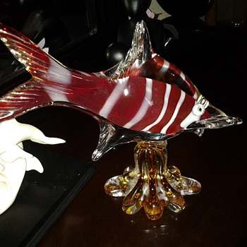 HAND BLOWN FISH - Art Glass