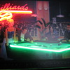 Night at the Parlor painting/neon by Michael Grant