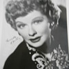 The face of comedienne Lucille Ball, I Love Lucy.