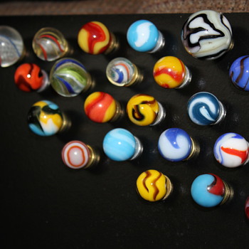 Variety of new marbles - Games