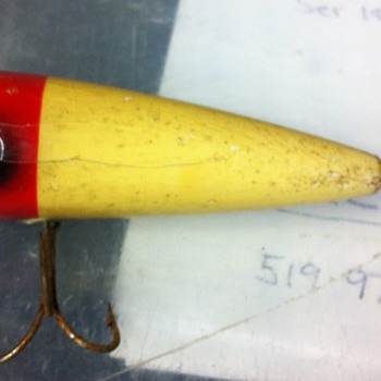 Unknown fishing lure glass eye