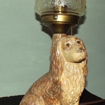 Stormy the Sad Spaniel Lamp