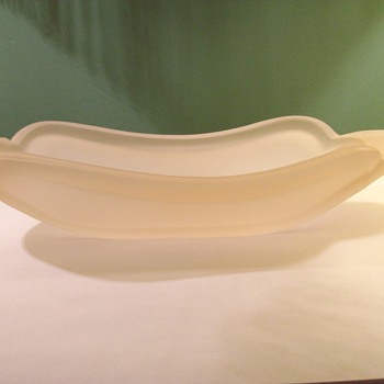 Old Set Of Four Banana Split Dishes From Me-Ma "Circa 1940's" - Glassware