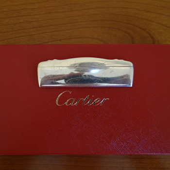 CARTIER STERLING SILVER COMB  C.1920S