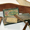 My grandfather's old shaving kit - band aids to follow