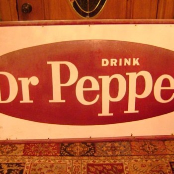 I have some questions about this old Dr. Pepper sign.