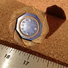 Tiffany 18k Gold & Lapis Clock