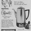 1954 Universal Coffee Maker / Blender Advertisements