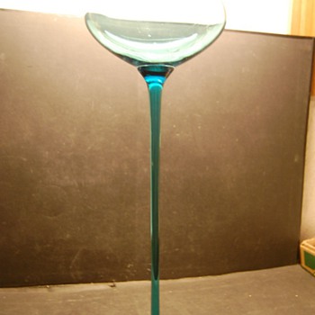 MURANO art vase/Cup in green colour  - Art Glass