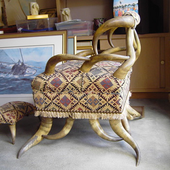 1900's Texas Long Horn Chair - Furniture