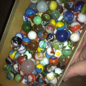 marbles found - Art Glass