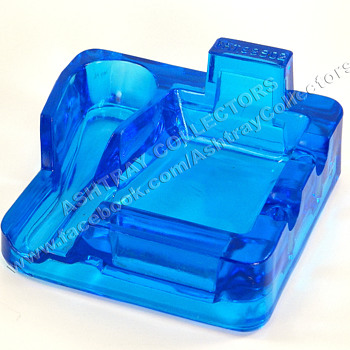 1925 New Martinsville Glass Co. Ashtray - Tobacciana
