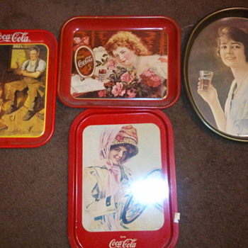 Coca-Cola tray collection
