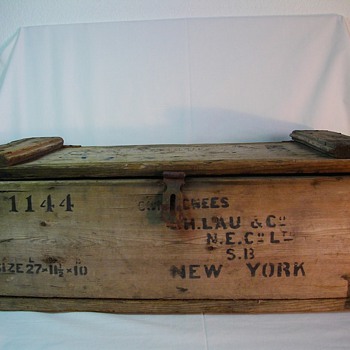 Alfred Nobel Ballistite/Explosive Shipping Crate Glasgow Scotland