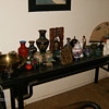 Oriental Artifacts and crystal