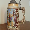 12 in. German Stein Circa 1870's. Family heirloom.