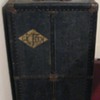 OLD STEAMER WARDROBE TRUNK