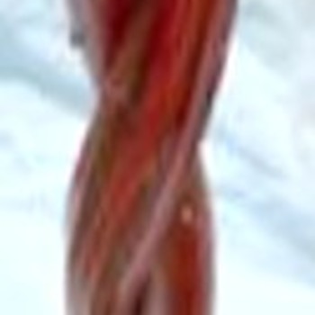 Antonin Rückl & Sons Red Lined Oxblood and White Spatter Thorn Vase, A Previously Identified Ruckl Decor - Art Glass