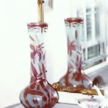 Love My Unamed Vase, 30" High French Cut Vase/What kind? - Art Glass