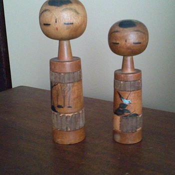 Kokeshi dolls - I think - Dolls