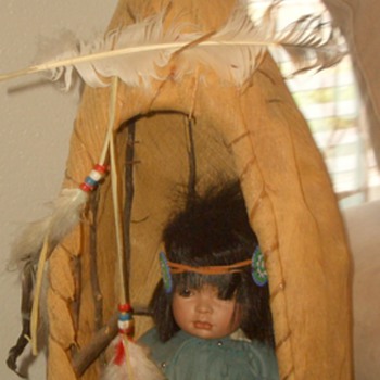 I need you to see my little teepee (tipi) for a doll?? - Dolls
