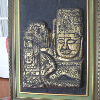 Nice temple rubbing   - Asian