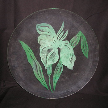 Grandmothers Glass Platter - Glassware