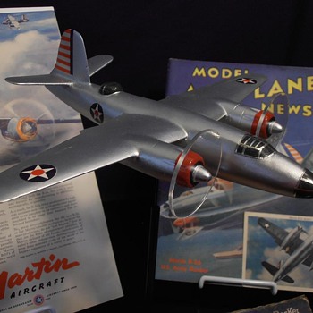 Rescued Strombecker B-26 Recognition Model - Military and Wartime