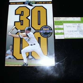 Wade Boggs 3000th hit - Baseball