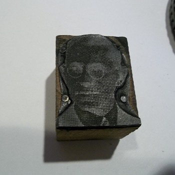 Vintage Woodrow Wilson Printers Block