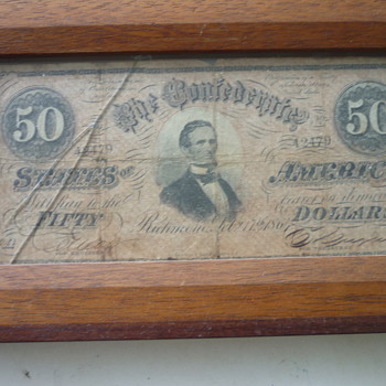 Confederate currency - US Paper Money