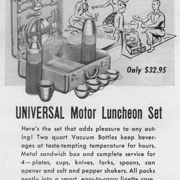 1953 - Universal Motor Lunch Kit Advertisement