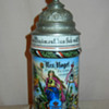 Imperial German Reservist's stein of Fusilier Nagel of the 80th Prussian Fusilier Regiment