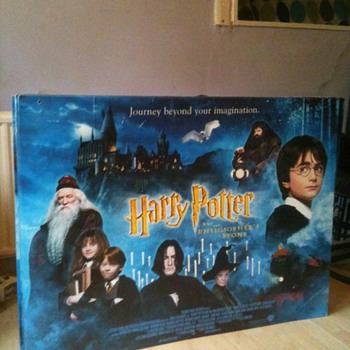 A Original Harry Potter and the philosopher's Stone cinema poster - Posters and Prints