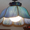 Blue & Green Stain Glass Light