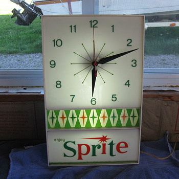 1960's SPRITE CLOCK - Clocks