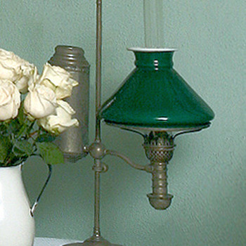 Kerosene "Student Lamp" from Great Grandparents' Home  - Lamps