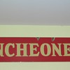 luncheonette sign - metal