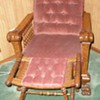 Oak Morris Chair and Foot Rest, Oak Fern Stand