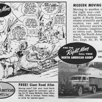 1952 - North American Van Lines Advertisement - Advertising
