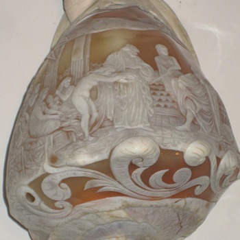 Sea Shell Hand Carved