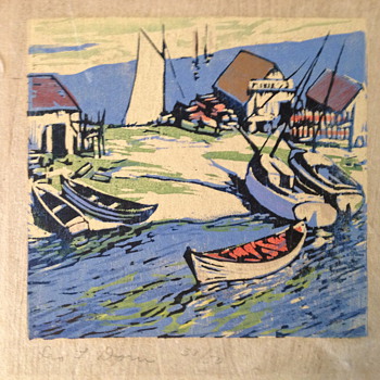 Salvage Color Wood Block Art - Posters and Prints