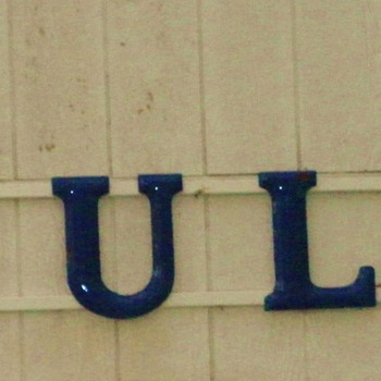 Gulf  service station sign
