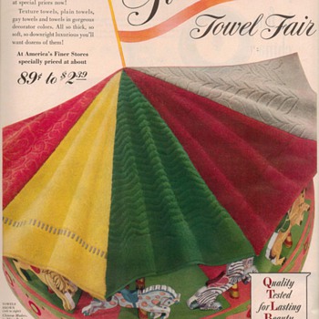 1950 Fieldcrest Mills Advertisements