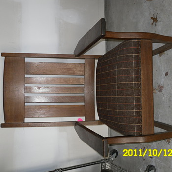 Mission Oak Rocker 1935 Circa